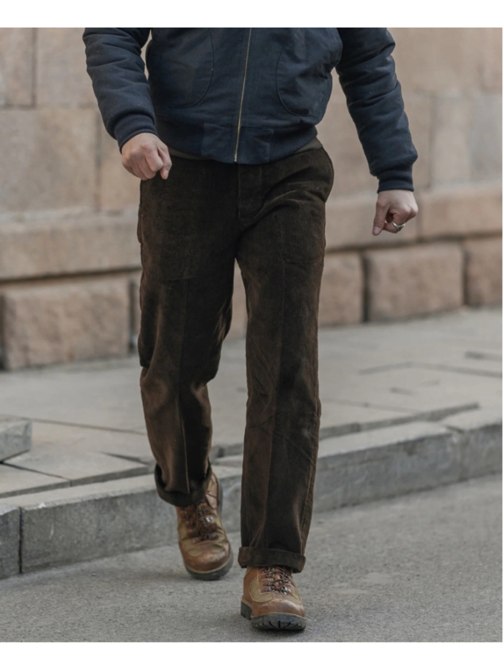 Bronson 17Oz Corduroy Work Pants 1920S Vintage Trousers 30 - Picture 3 of 12